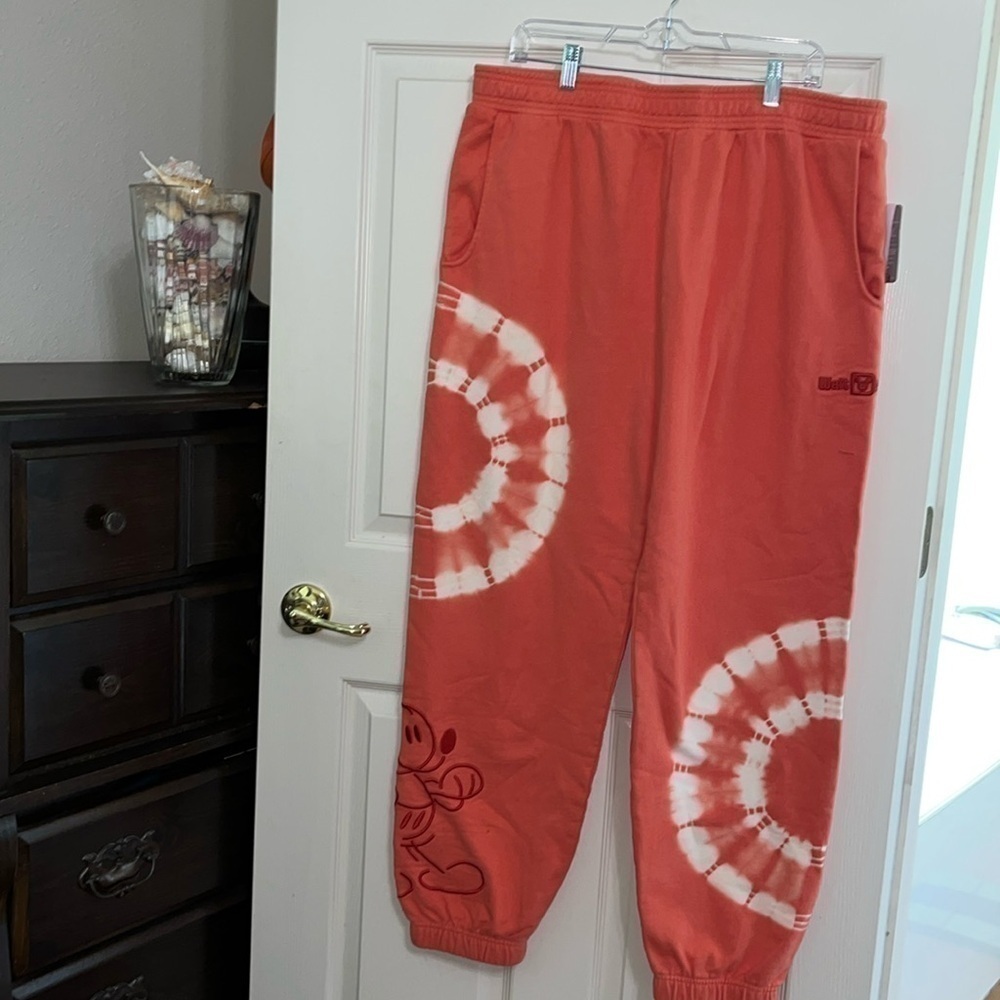 Mickey Mouse Jogging Pants With Tie-dye Size 3L with Embroidery See Pictures
